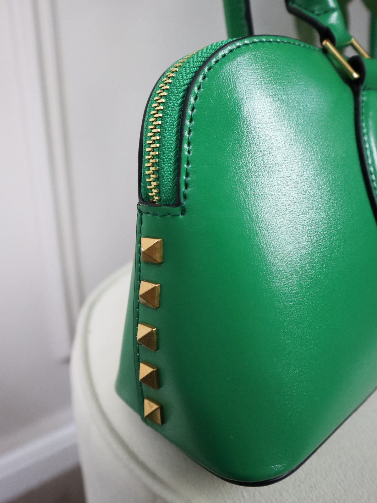 VALENTINO Borsa a Mano Rockstud verde