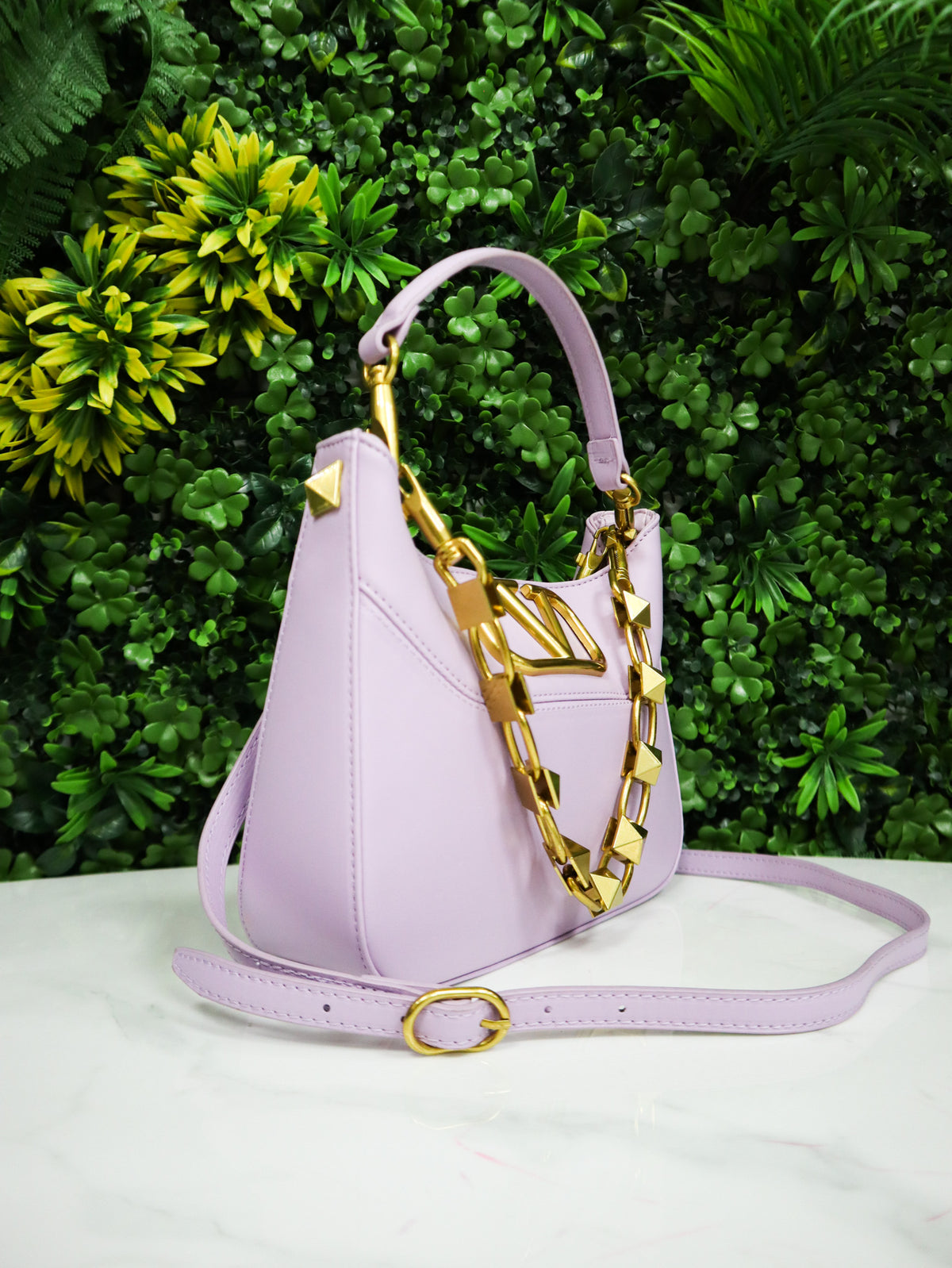 VALENTINO Borsa a mano Loco East West lilla