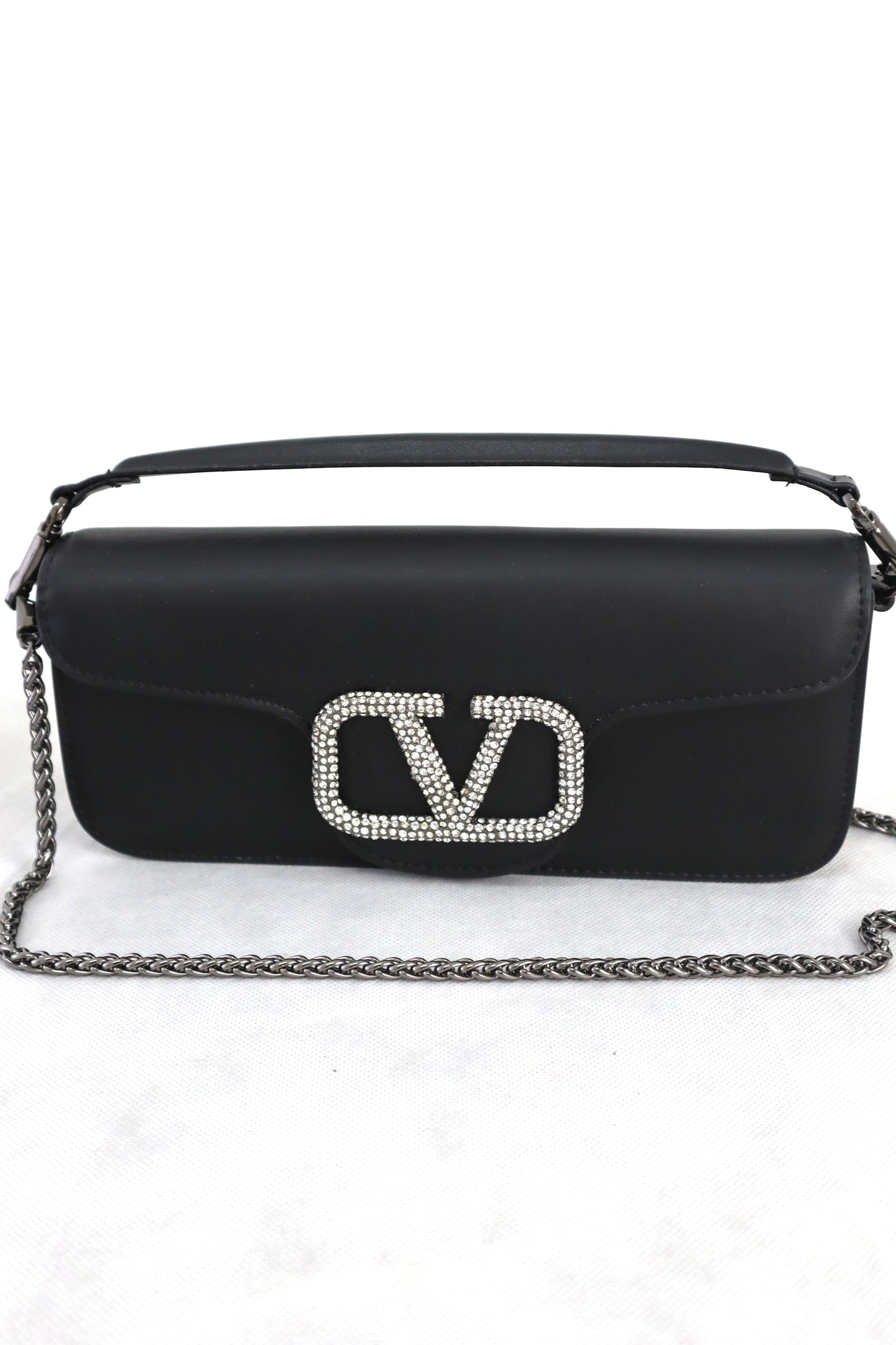 VALENTINO Borsa piccola a spalla nera Loco