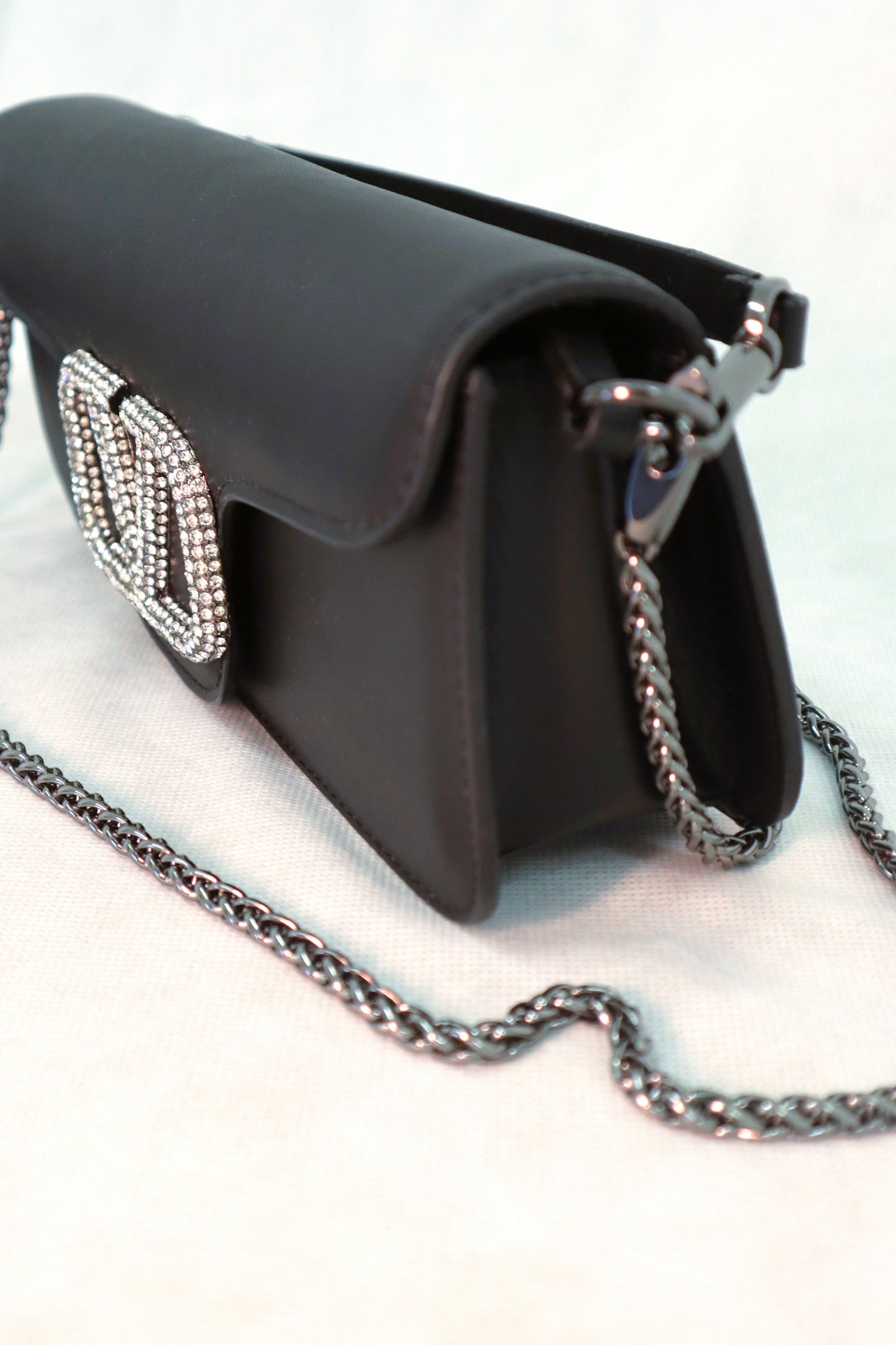 VALENTINO Borsa piccola a spalla nera Loco
