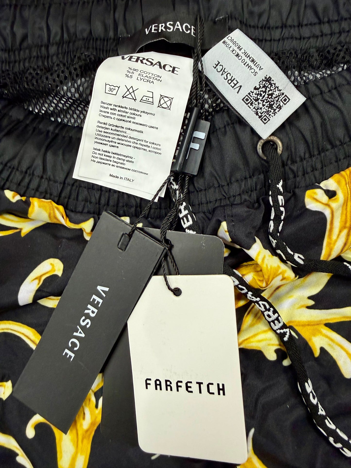 VERSACE Costume Barocco Print