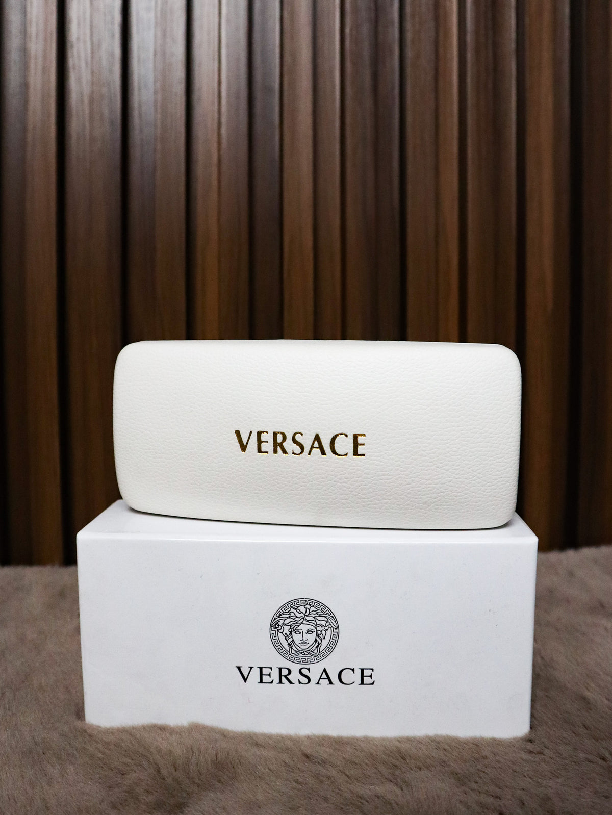 VERSACE Occhiali sole mascherina neri