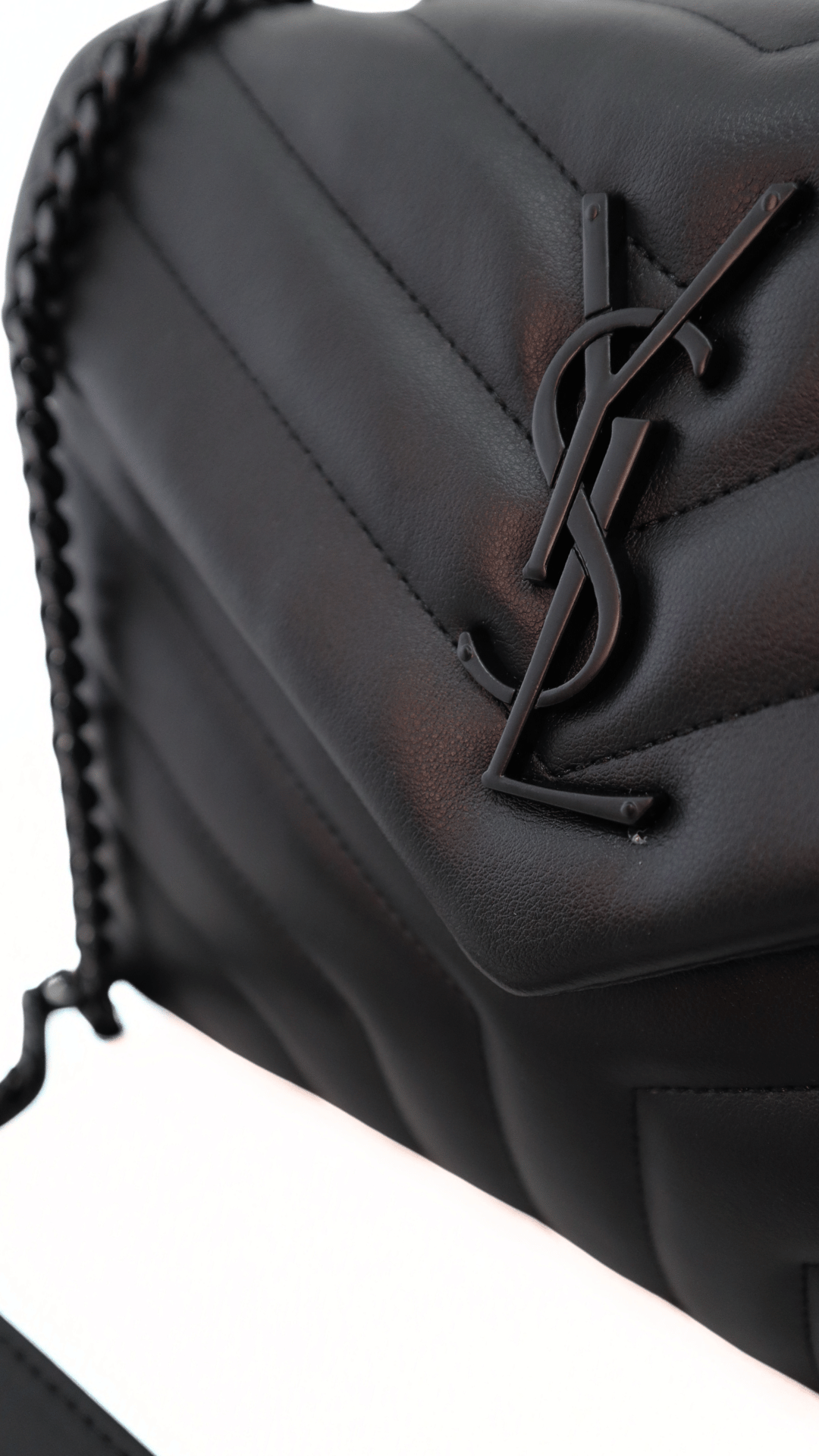 YSL Borsa a spalla Loulou Small nera