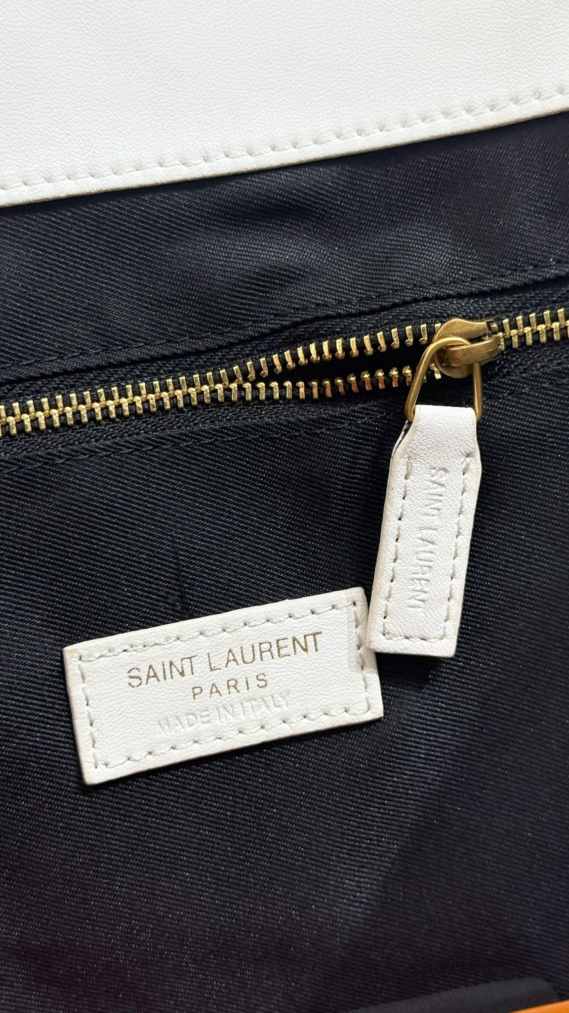 YSL bag icare plain bianca