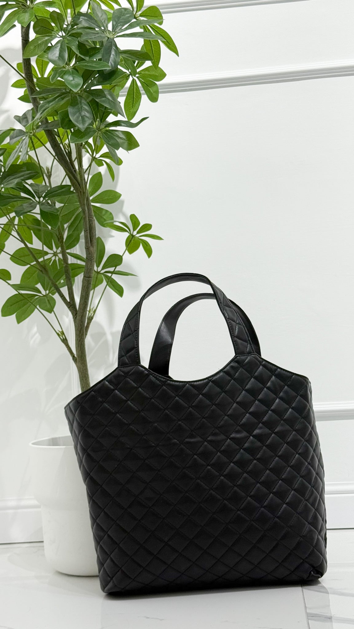 YSL bag icare plain nera