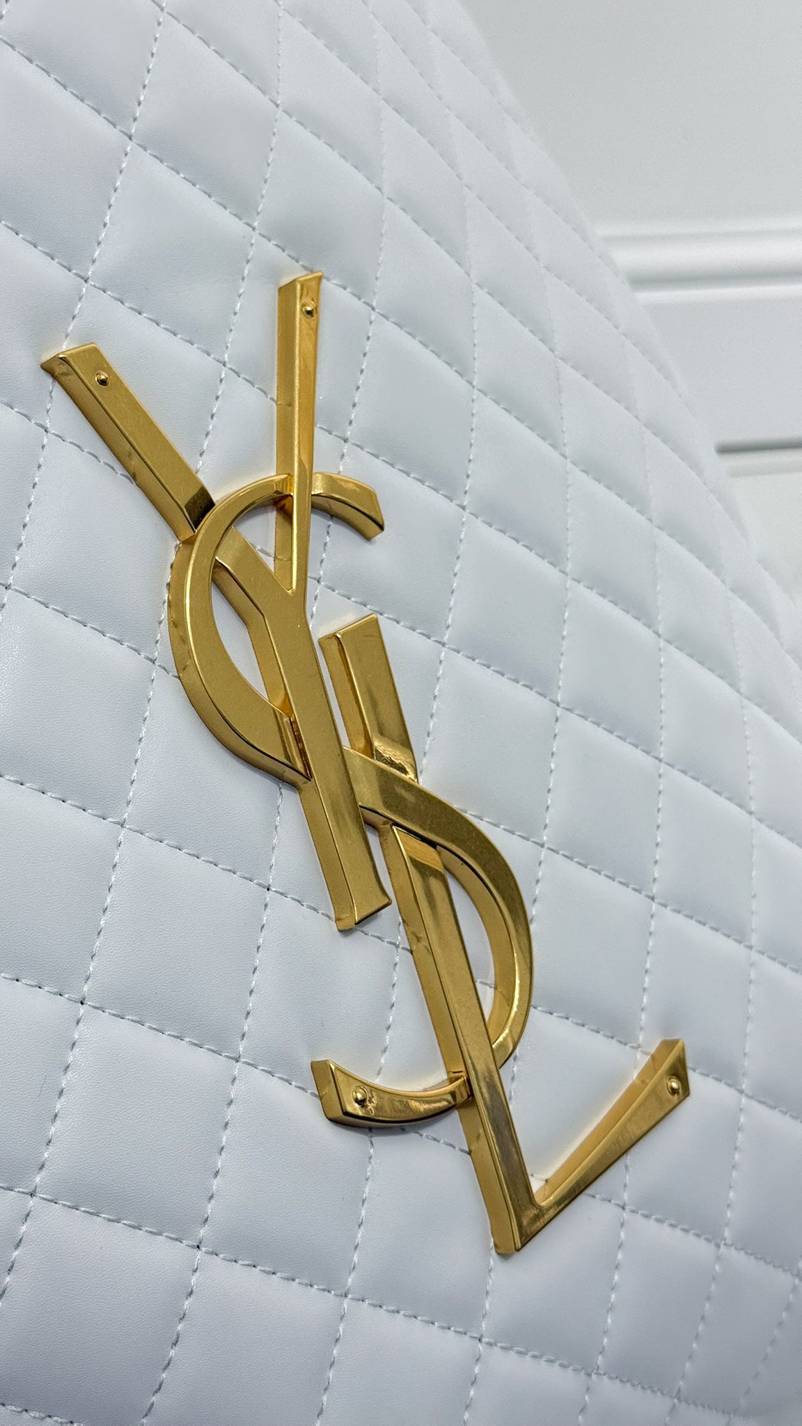 YSL bag icare plain bianca